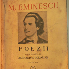 M.EMINESCU - POEZII - EDITIE INGRIJITA DE ALEX. CORIOLAN - ED CUGETAREA