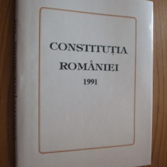CONSTITUTIA ROMANIEI 1991 - Editie de lux