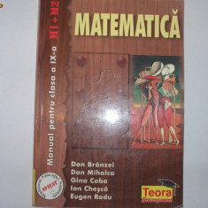Matematica Manual clas a IX-A Dan Branzei -TEORA R4