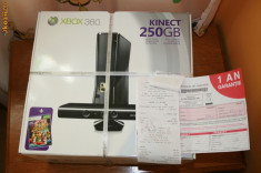 PACHET SIGILAT GARANTIE ALTEX Xbox 360 Slim 250GB CU Kinect sensor + joc Adventures Consola Microsoft foto