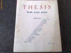 Thesis - studii , proza , poeme - Sibiu 1939 foto