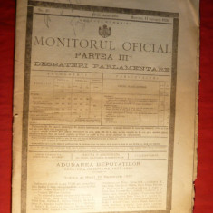 Regatul Romaniei - Monitorul Oficial -Dezbateri Parlamentare 1928