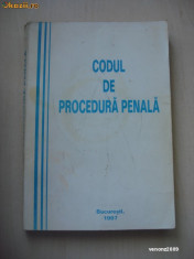 CODUL DE PROCEDURA PENALA {1997} foto