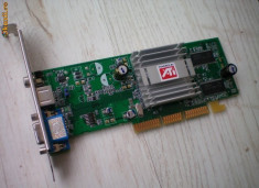 PLACA VIDEO ATI RADEON 9200 SE 128MB DDR cu tv-out si S-video foto