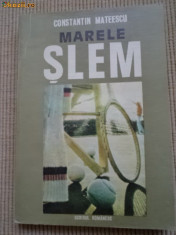 marele slem constantin mateescu carte sport tenis hobby editura scrisul romanesc foto