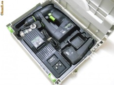 Bormasina profesionala FESTOOL CDD 12 FX cu 2 acumulatori foto