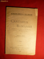 Petru V.Hanes -student - Cantarea Romaniei - Studii -ed. 1900 foto