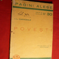 I.L.Caragiale - Povesti -ed.1938 ingrij.I.Pillat