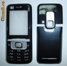 Carcasa Nokia 6120 fata cu tastatura si capac baterie foto
