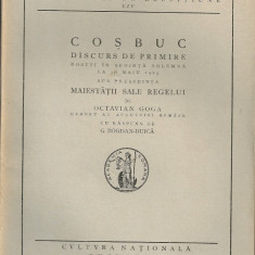 Octavian Goga - Cosbuc - 1923
