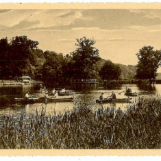 328 - SIBIU, Lacul Dumbravei - old postcard - unused - 1937