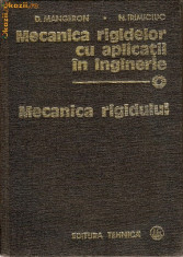 Mecanica rigidelor - D.Mangeron - 3 volume foto