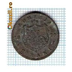 20 Moneda 2 Bani 1879 B -20mm-starea care se vede -ceva mai buna decat scanarea