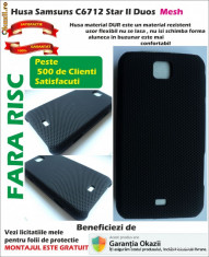 Husa Samsung C6712 Star II DUOS Case material dur MESH !!!LICHIDARE DE STOC!!! foto