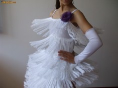 rochie dans sportiv latino cu franjuri foto