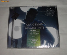 Vand cd+dvd original sigilat CRAIG DAVID-Greatest hits foto