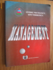 MANAGEMENT -- O. Nicolescu, I. Verboncu - 1997, 406 p. foto