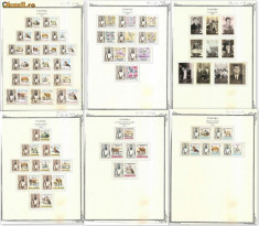 1964-1965 FUJEIRA 6 serii = 55 timbre originale MNH primele emisiuni oficiale foto