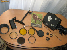 CAMERA DE FILMAT ZENIT KRASNOGORSK-INTACT-stare impecabila - 3 CU GEANTA + ACCESORII foto