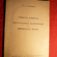 Prof.N.Corodeanu - Credit Agricol al Imparatului Traian -ed. 1942