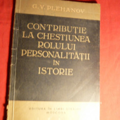 G.V.Plehanov - Rolul Personalitatii in Istorie -ed. 1945