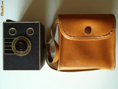 Aparat foto de colectie KODAK SIX-20 Portrait Brownie 1936/1940 in etui foto