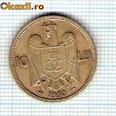81 Moneda 10 LEI 1930 -starea care se vede -ceva mai buna decat scanarea