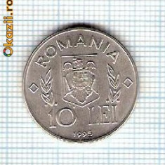 63 Moneda 10 LEI 1995 FAO -starea care se vede -ceva mai buna decat scanarea