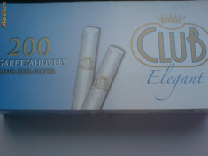 Tuburi pentru tigari Club Elegant 10 cutii x 200 buc !! Predare personala in Bucuresti foto