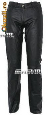 HIGHWAY1 RIDER II JEANS LADY SIZE 36 BLACK LEATHER foto