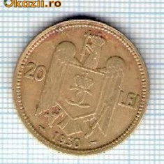 89 Moneda 20 LEI 1930 -starea care se vede -ceva mai buna decat scanarea