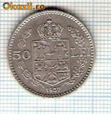 58 Moneda 50 LEI 1937 -starea care se vede -ceva mai buna decat scanarea foto