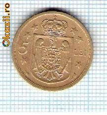 93 Moneda 5 LEI 1930 -starea care se vede -ceva mai buna decat scanarea foto