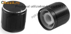 Buton pentru potentiometru, 21mm, aluminiu, 21x17mm-127529 foto