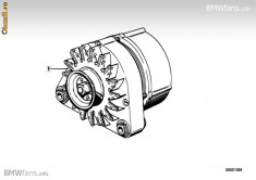 Vand alternator BMW m30 foto