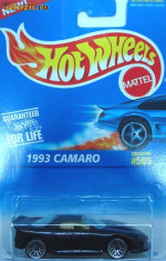 HOT WHEELS --CHEVY CAMARO 1993 ++1799 DE LICITATII !! foto