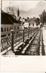 R-10051 Romania, RPR, Medias, Str. &quot;I.V. Stalin&quot; necirculata