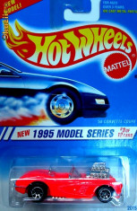 HOT WHEELS --CHEVY CORVETTE &amp;#039;58 ++1799 DE LICITATII !! foto