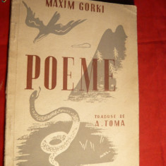 Maxim Gorki - Poeme - trad. de A.Toma - ed. 1945