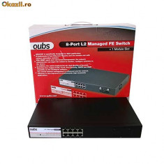 Switch Qubs QB30X8F 8 porturi cu management foto