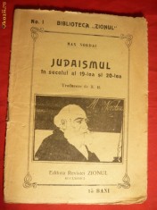 Max Nordau - Judaismul in sec.IX si XX - ed. cca. 1910