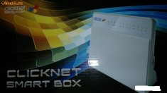Router wireless smart box clicknet romtelecom nou foto