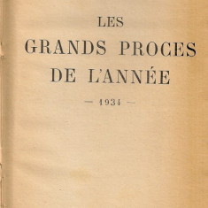 Geo London - Les grands proces de l'annee 1934, 1935 - ( 2 volume )