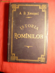 A.D.Xenopol - Ist.Romanilor din Dacia Traiana -vol.1 si 2 - Ed.IIa 1896 foto