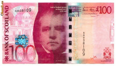 Scotia - 100 pounds (lire) 2007 - Bank of Scotland foto
