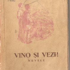 (C1282) VINO SI VEZI! DE CEZAR PETRESCU, EDITURA TINERETULUI, BUCURESTI, 1954, ILUSTRATII DE RADU VIOREL
