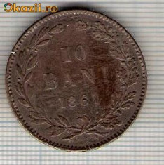 105 Moneda 10 BANI 1867 WATT &amp;amp;amp; Co -starea care se vede -ceva mai buna decat scanarea foto