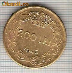 176 Moneda 200 LEI 1945 -starea care se vede -ceva mai buna decat scanarea foto