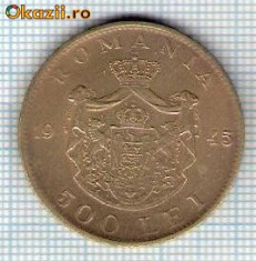 164 Moneda 500 LEI 1945 -starea care se vede -ceva mai buna decat scanarea foto