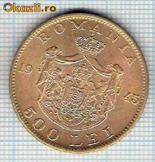 166 Moneda 500 LEI 1945 -starea care se vede -ceva mai buna decat scanarea foto